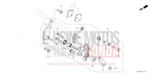 MACHOIRE DE FREIN DE PARKING CMX1100DR de 2024